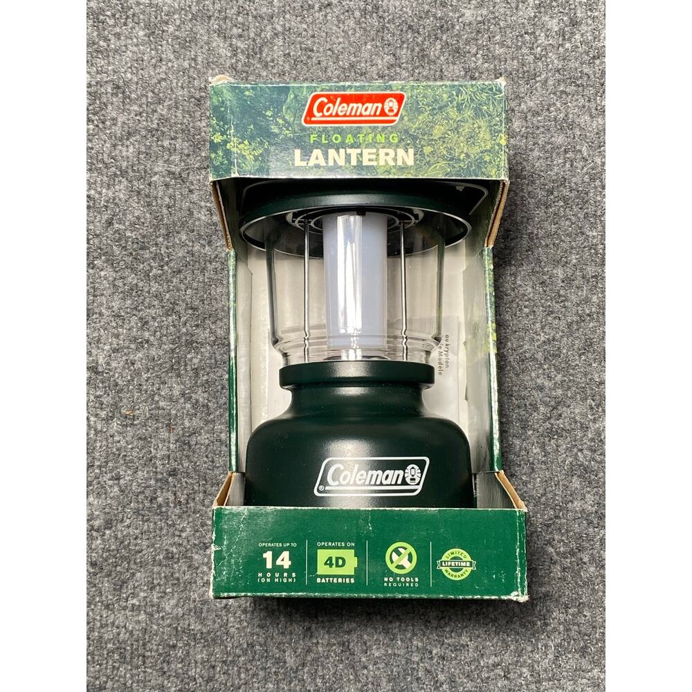 New Coleman Compact Floating Camp Lantern  Battery (14 hours)Powered